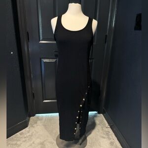Elegant Black Sleeveless Dress